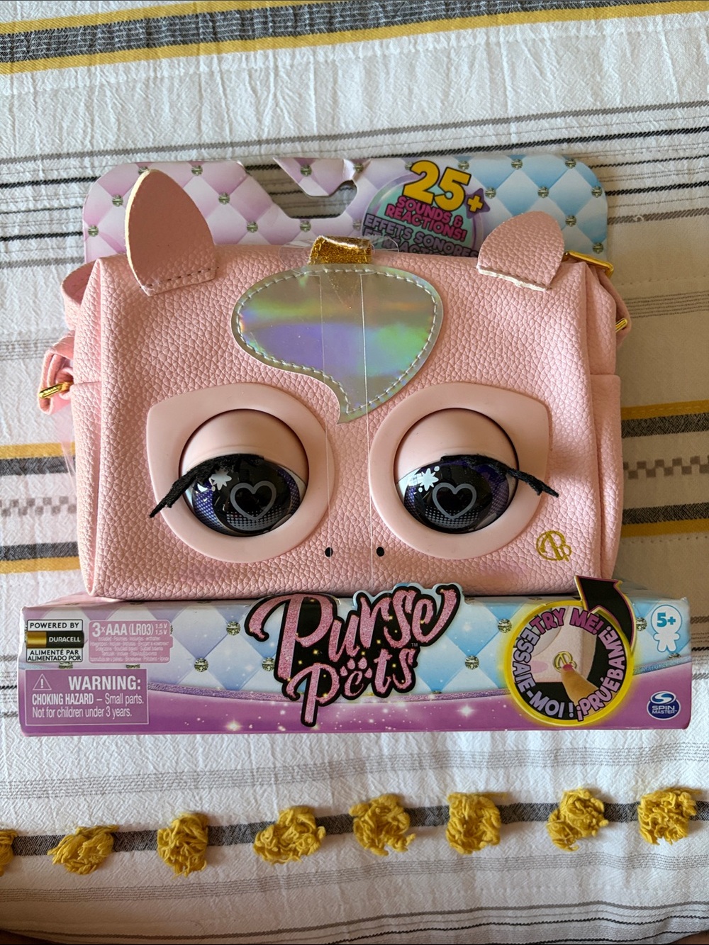 Purse Pets Light-Up Pink Kids Purse Unicorn